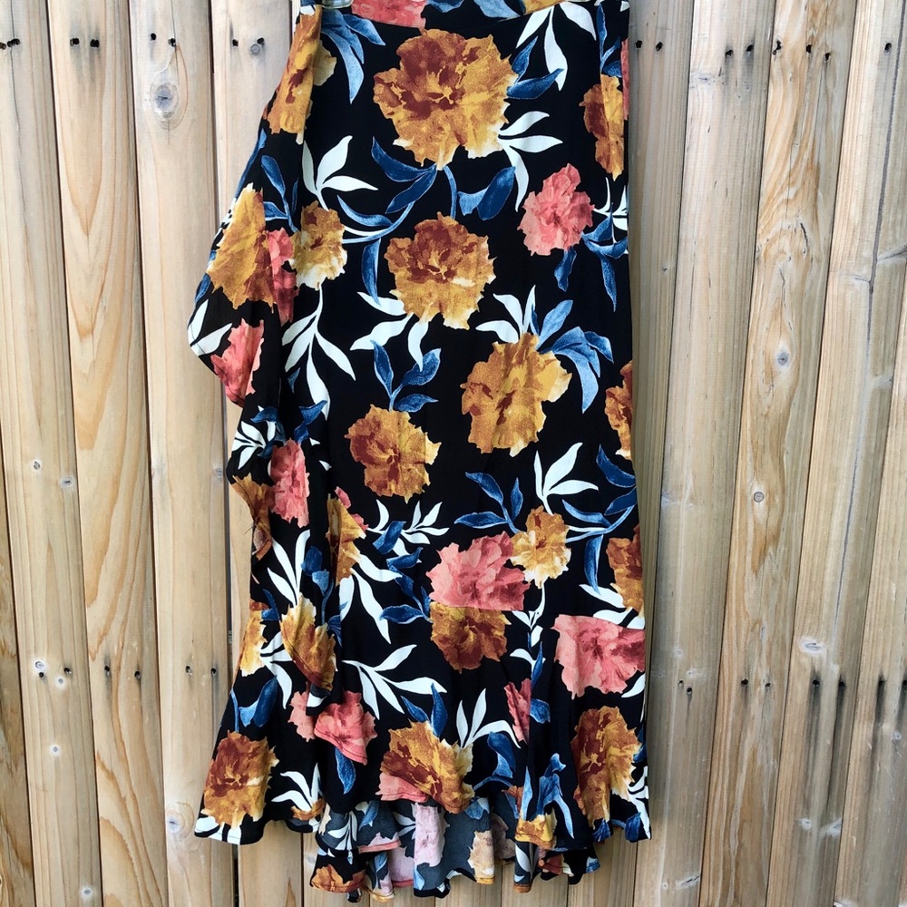 NWT Band of Gypsies Floral Print Skirt